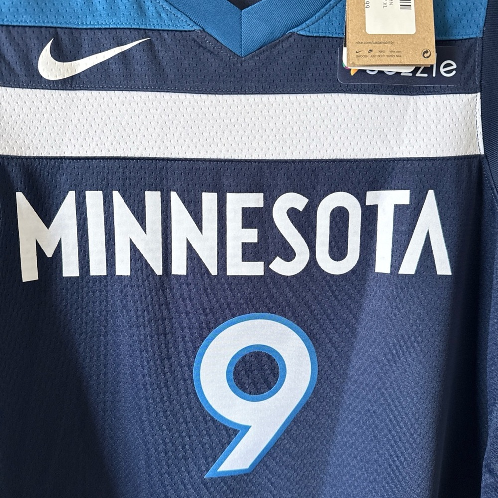 Men’s Nike Nickeil Alexander-Walker #9 Minnesota Timberwolves Jersey Sz 52 - NWT - Picture 2 of 7